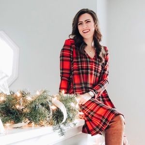 Red Plaid Dress